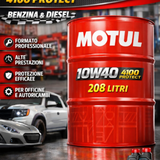 Olio Motore MOTUL 10W40 4100 Protect 208L "SOLO CLIENTI IN CALABRIA"