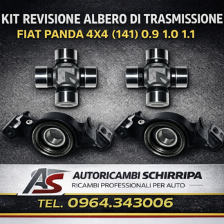 IT REVISIONE ALBERO DI TRASMISSIONE FIAT PANDA 4X4 (141) 0.9 1.0 1.1 SUPPORTI + CROCIERE