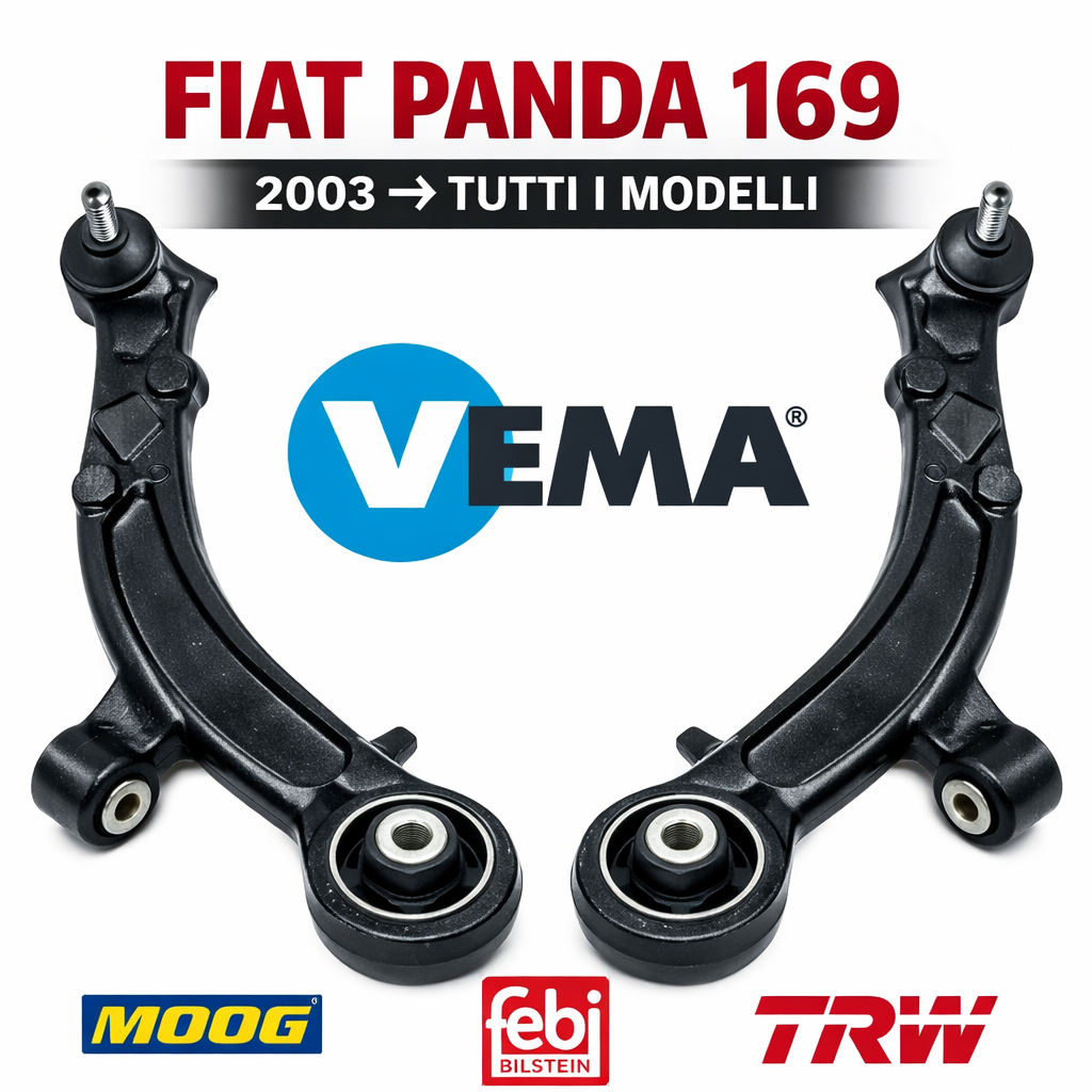 Kit Bracci Oscillanti Destro e Sinistro Fiat Panda 169 dal 2003 → Tutti i Modelli