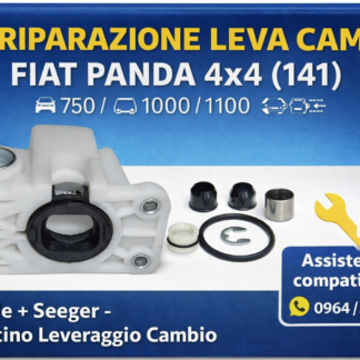 Kit Riparazione Leva Cambio Fiat Panda 4x4 (141) – Boccole e Seeger – Ripristino Leveraggio Cambio