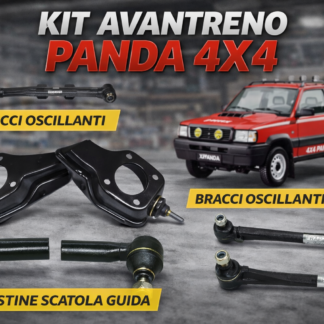Kit Bracci Oscillanti + Bracci Montati + Testine Scatola Guida Fiat Panda 4x4 (141)
