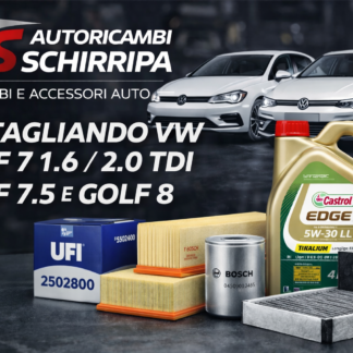 KIT TAGLIANDO VW GOLF 7 GOLF 7,5 GOLF 8 1.6 / 2.0 TDI