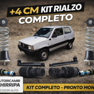 KIT RIALZO FIAT PANDA 4X4(141) 4 AMMORTIZZATORI + MOLLE + TAMPONI + BULLONI